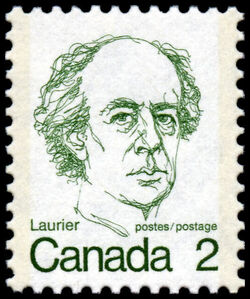 Laurier - Booklet Single - LF / MF Canada Postage Stamp | Caricature Definitives