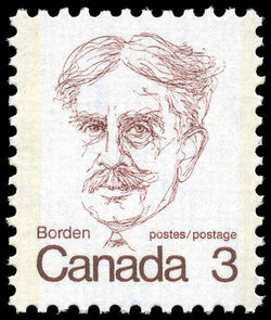 Borden - DF Canada Postage Stamp | Caricature Definitives