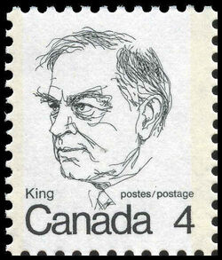 King - DF / LF Canada Postage Stamp | Caricature Definitives