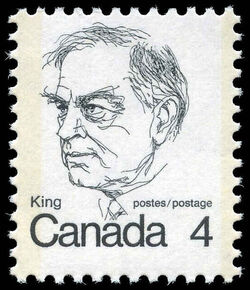 King - HF Canada Postage Stamp | Caricature Definitives
