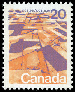 Prairie Mosaic - OP2 4mm - MF - Perf 12.5 X 12 Canada Postage Stamp