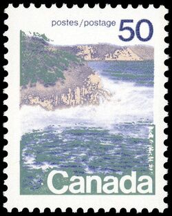 Canadian Seashore - Type II - OP2 4mm - Broken C Canada Postage Stamp