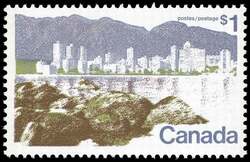 Vancouver - NF - Perf 12.5 X 12 Canada Postage Stamp