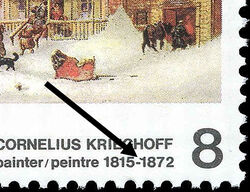 Cornelius Krieghoff, Painter, 1815-1872 - Extended 1 Canada Postage Stamp