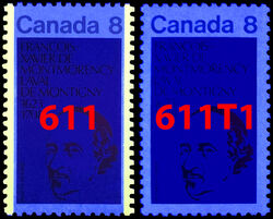 Francois-Xavier De Montmorency-Laval De Montigny, 1623-1708 - Untagged Error Canada Postage Stamp