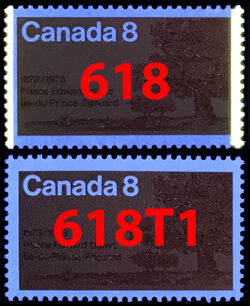 Prince Edward Island, 1873-1973 - Untagged Error Canada Postage Stamp