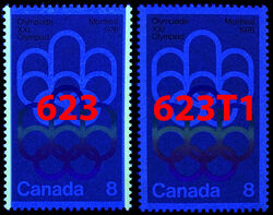 Symbol Of The Montreal Games - Silver - Untagged Error Canada Postage Stamp | 1976 Olympic Games