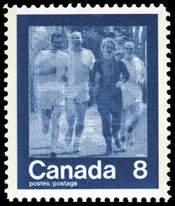 Jogging - HB Canada Postage Stamp | 1976 Olympic Games, Keeping Fit
