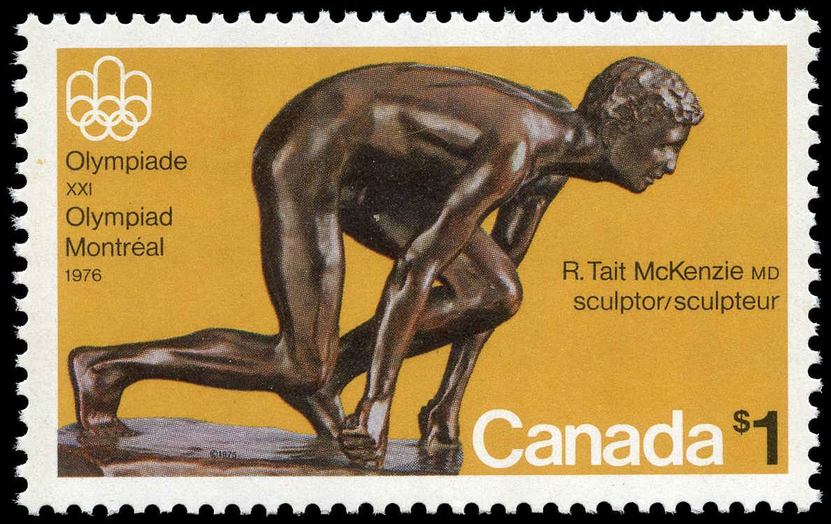 The Sprinter - HB - Canada Postage Stamp | 1976 Olympic Games