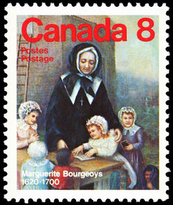 Marguerite Bourgeoys, 1620-1700 - F - Smooth Canada Postage Stamp