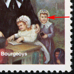 Marguerite Bourgeoys, 1620-1700 - DF - Ribbed Horizontally - White Eye Canada Postage Stamp