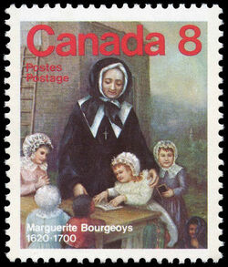 Marguerite Bourgeoys, 1620-1700 - NF - Smooth Canada Postage Stamp