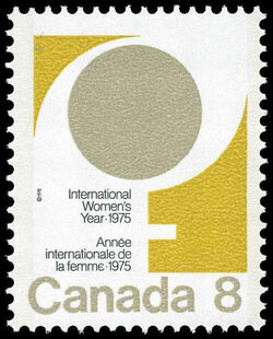 International Women's Year, 1975 - Dull Canada Postage Stamp