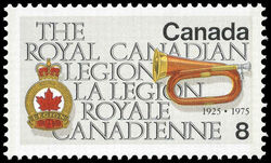 The Royal Canadian Legion, 1925-1975 - LF Canada Postage Stamp