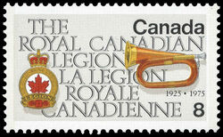 The Royal Canadian Legion, 1925-1975 - MF Canada Postage Stamp