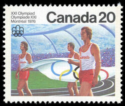 Opening Ceremony - LF Canada Postage Stamp | 1976 Olympic Games, Ceremonies