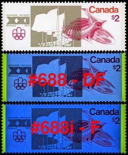 Olympic Stadium And Velodrome - F Canada Postage Stamp | 1976 Olympic Games, Site