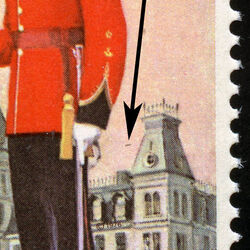 Wing Parade - UFO To Left Of Building Canada Postage Stamp | Royal Military College, 1876-1976