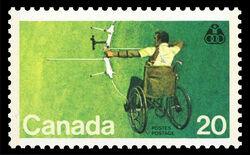 Olympiad For The Physically Disabled - HB Canada Postage Stamp