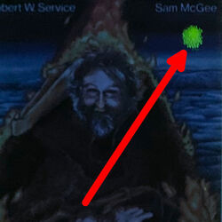 Robert W. Service, Sam McGee - Glowing Moon Canada Postage Stamp