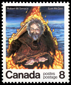 Robert W. Service, Sam McGee - LF Canada Postage Stamp