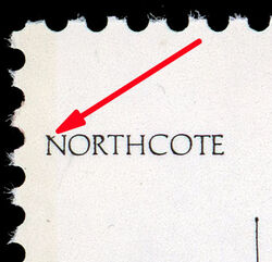 Northcote - Line Through N Of NORTHCOTE Canada Postage Stamp | Ships of Canada, Inland Vessels