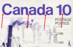 Passport - Purple Doubled Canada Postage Stamp | Ships of Canada, Inland Vessels