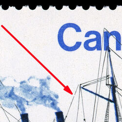 Chicora - Break In Rigging Near Front Stack Canada Postage Stamp | Ships of Canada, Inland Vessels