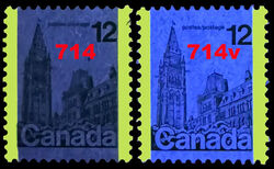 Parliament Buildings - Blue - HB Canada Postage Stamp | Parliament Buildings
