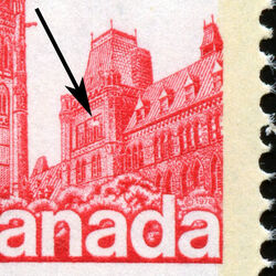Parliament Buildings - Red - Light In Window Canada Postage Stamp | Parliament Buildings