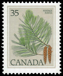 Eastern White Pine, Pinus Strobus - LF Canada Postage Stamp | Trees of Canada