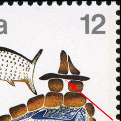 Fisherman's Dream - Fire In The Chimney Canada Postage Stamp | Inuit, Hunting
