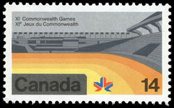Stadium - LF Canada Postage Stamp | XI Commonwealth Games