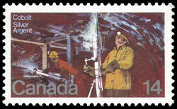Silver Mines Of Cobalt - MF Canada Postage Stamp | Resources