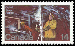 Silver Mines Of Cobalt - LF Canada Postage Stamp | Resources
