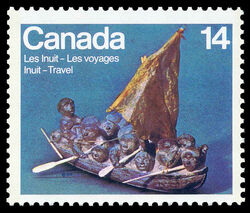 Migration - DF Canada Postage Stamp | Inuit, Travel