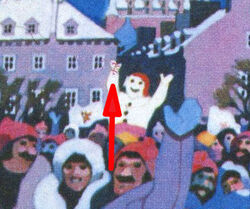 The Quebec Carnival - Torn Mitten On Snowman Canada Postage Stamp