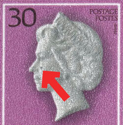 Queen Elizabeth II - Purple - Crying Queen Canada Postage Stamp | Queen Elizabeth Definitives