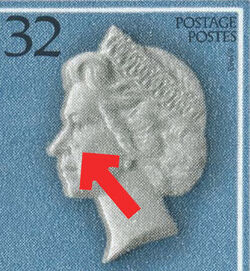 Queen Elizabeth II - Light Blue - LF - Crying Queen Canada Postage Stamp | Queen Elizabeth Definitives