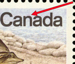 Eastern Spiny Soft-shelled Turtle, Trionyx Spinifera - Red Worm On N Canada Postage Stamp | Endangered Wildlife