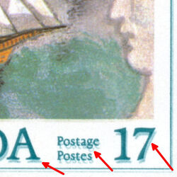 Emile Nelligan, Le Vaisseau D'or - Blue Doubled Canada Postage Stamp | Canadian Authors