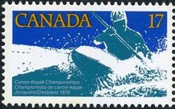 Canoe-Kayak Championships, Jonquiere / Desbiens, 1979 - MF Canada Postage Stamp