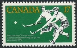 Field Hockey Championship, Vancouver, 1979 - MF Canada Postage Stamp