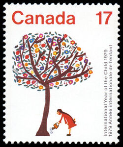 International Year Of The Child, 1979, The Tree Of Life - LF Canada Postage Stamp