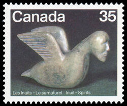 Bird Spirit - F Canada Postage Stamp | Inuit, Spirits