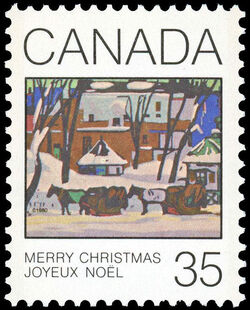 McGill Cab Stand - HF Canada Postage Stamp | Christmas