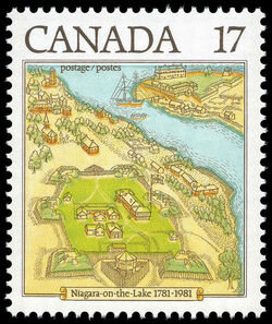 Niagara-on-the-Lake, 1781-1981 - F Canada Postage Stamp