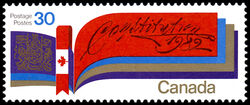 Constitution, 1982 - LF Canada Postage Stamp
