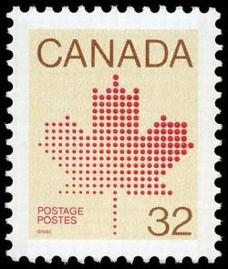 Maple Leaf - Plate 2 - LF / FL Canada Postage Stamp | Maple Leaf