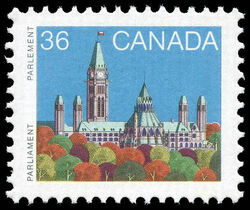 Parliament Buildings - DF / DF Canada Postage Stamp